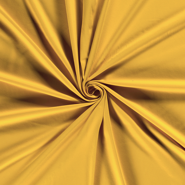 Cotton Jersey fabric Butter Yellow 