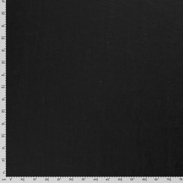 Lino puro tela Unicolor Negro