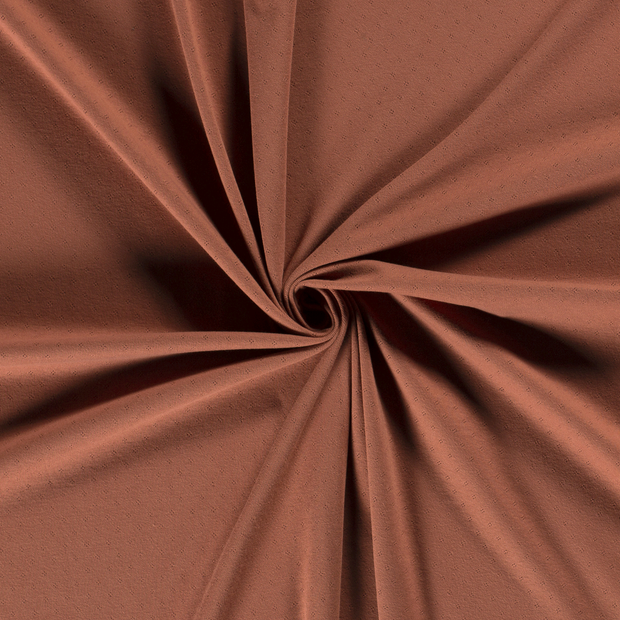 Pinpoint fabric Redwood
