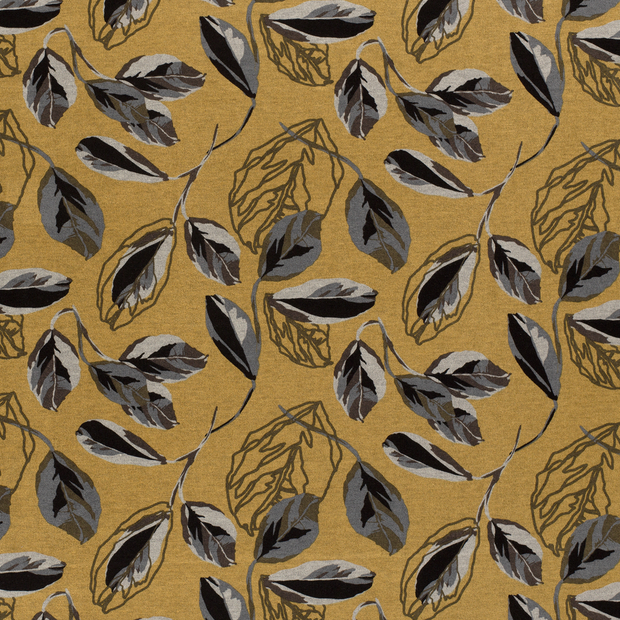 Poly Viscose Jersey fabric Oker matte 