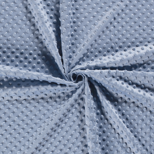 Minky fabric Baby Blue 