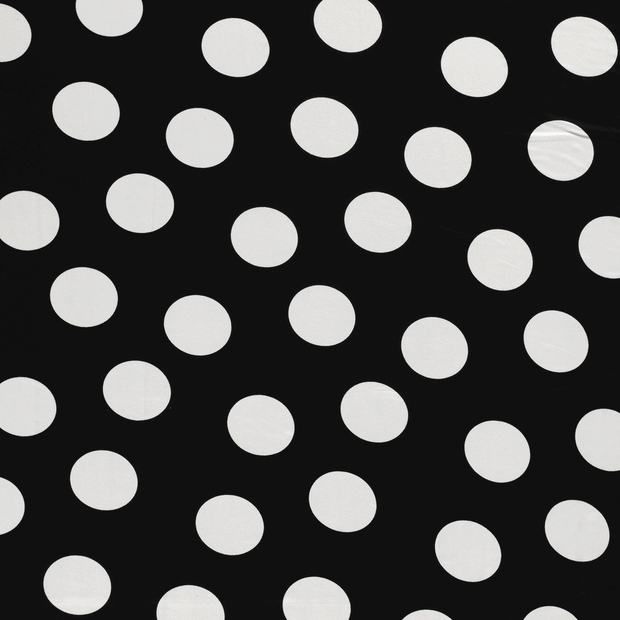 Viscose Vortex Jersey fabric Black matte 