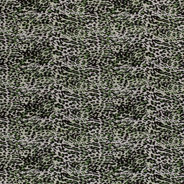Poly Viscose Jersey fabric Green matte 
