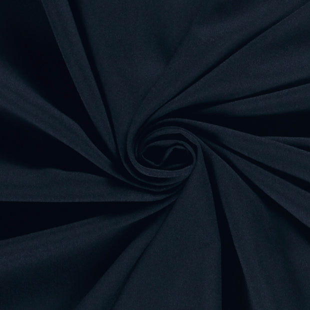 Crêpe Georgette fabric Unicolour Navy