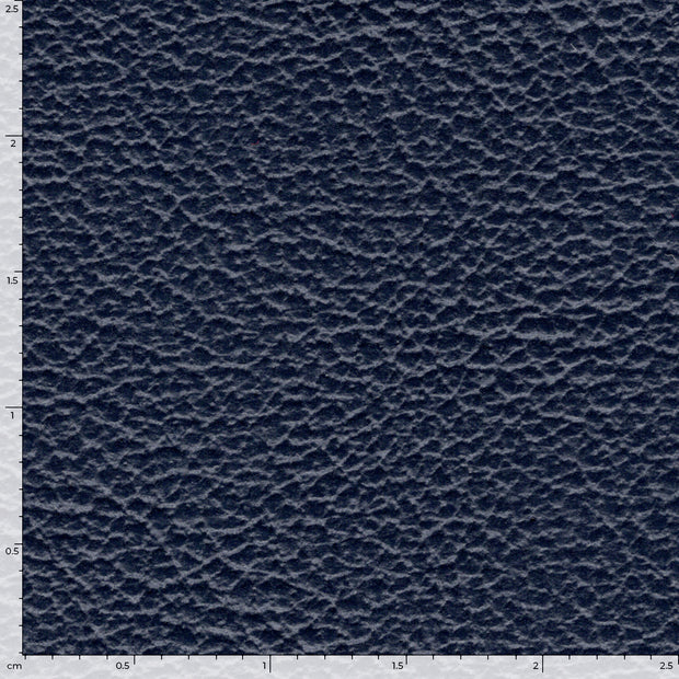 Artificial Leather fabric Unicolour Navy