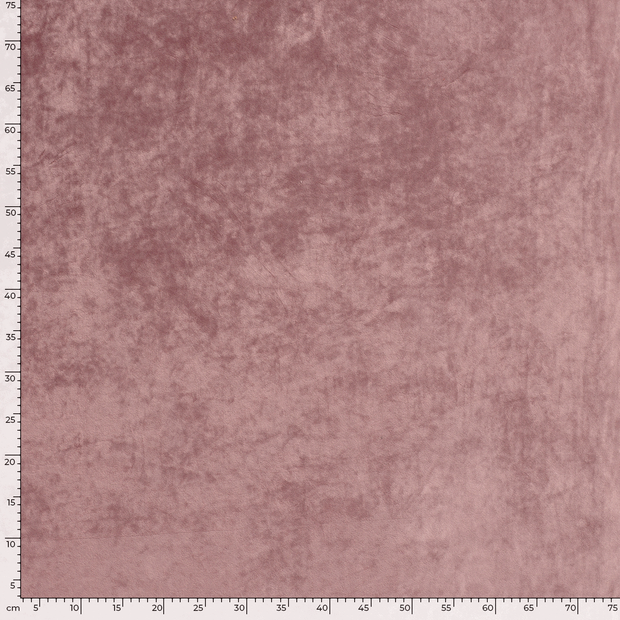 Velvet fabric Unicolour Old Pink