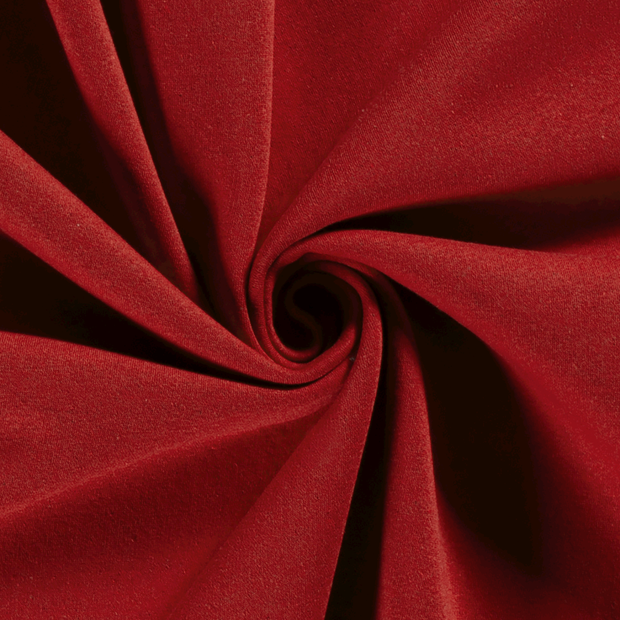 Jogging fabric Unicolour Red