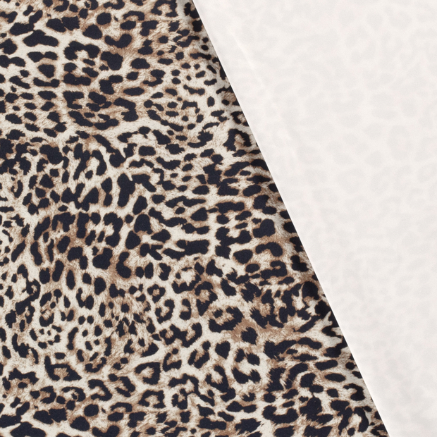 Sportswear Jersey fabric Leopards digital printed