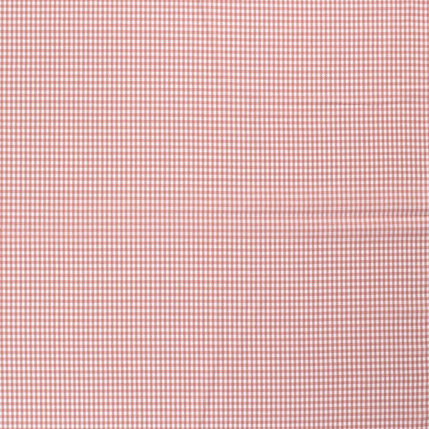 Cotton Poplin Yarn Dyed fabric Pink matte 
