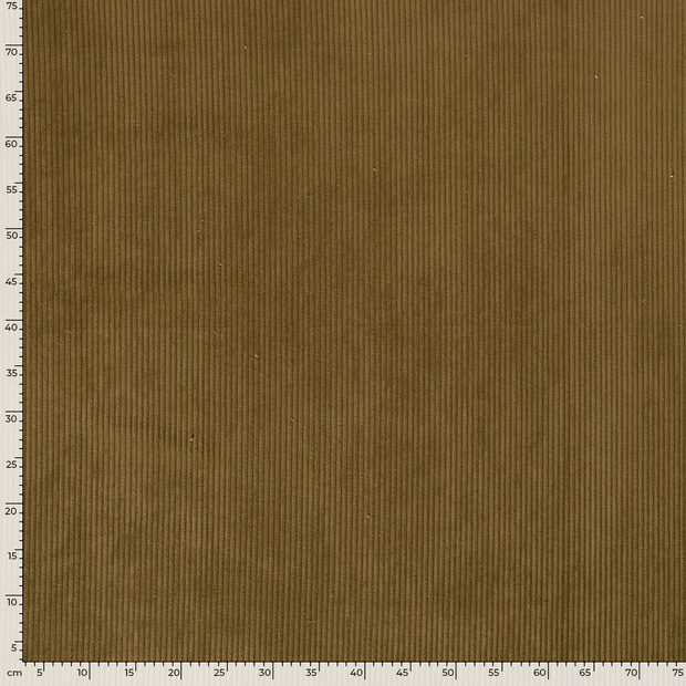 Corduroy 4.5w fabric Unicolour Taupe Grey