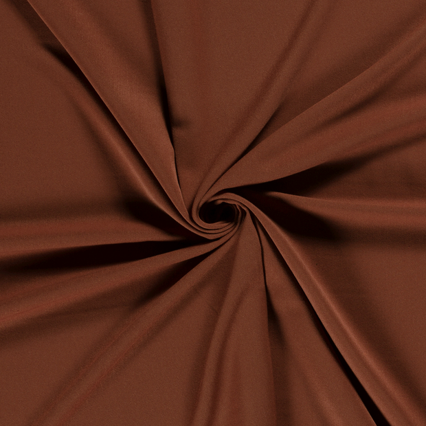 Gabardine fabric Brique 