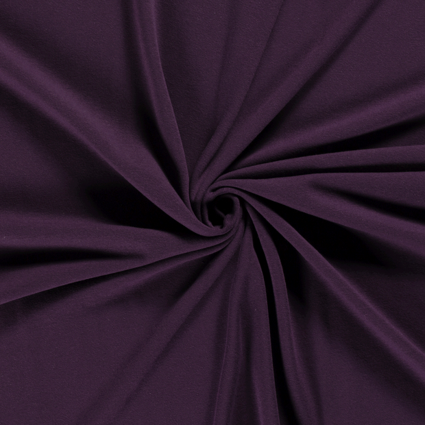 Alphen Fleece tela Morado cepillado 