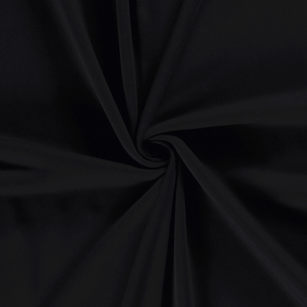 Jogging fabric Black brushed