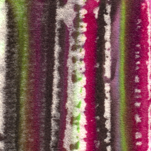Heavy Knit fabric Stripes Old Pink