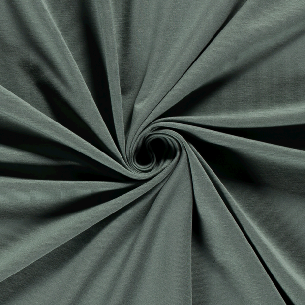 Bamboo Jersey fabric Unicolour Dark Mint