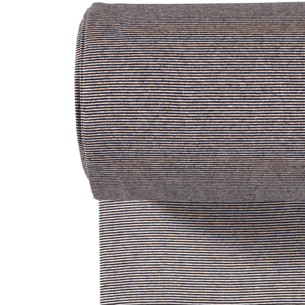 Cuff Material Yarn Dyed fabric Stripes Optical White