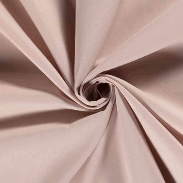 Cretonne fabric Unicolour Old Pink