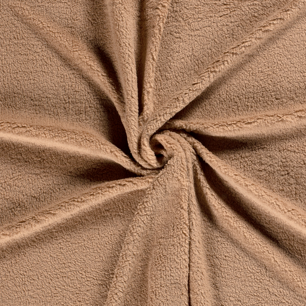 Sherpa Fleece fabric Nutmeg 