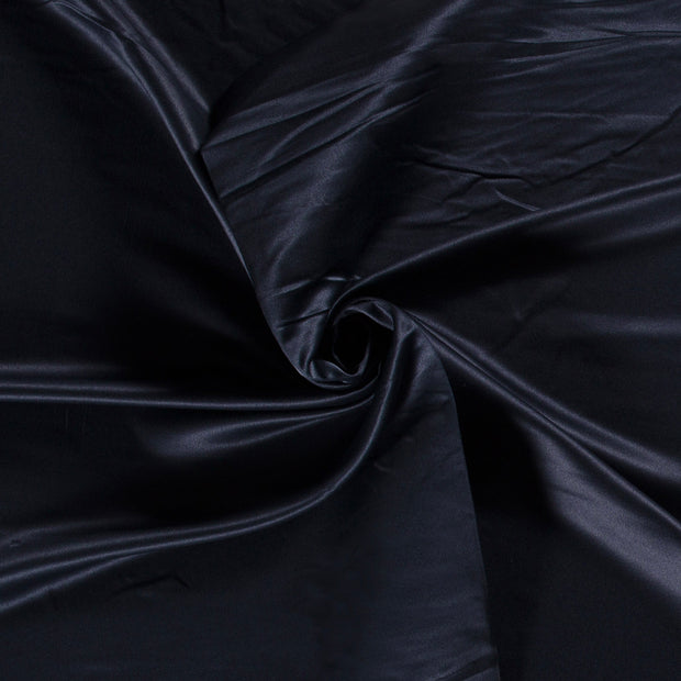 Satin Duchesse fabric Navy