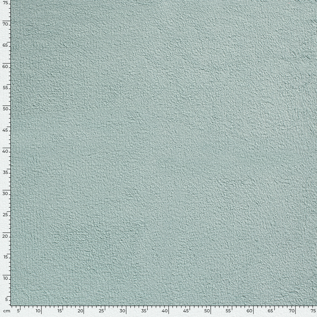Sherpa Fleece fabrik Uni Eisblau