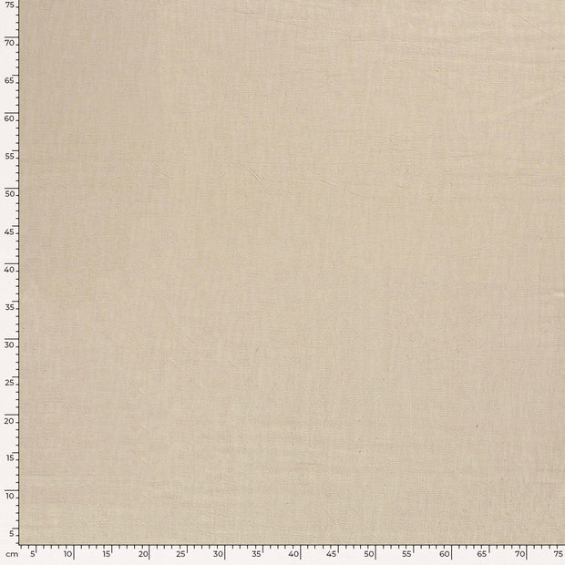 Ramie Lin tissu Unicolore Gris clair