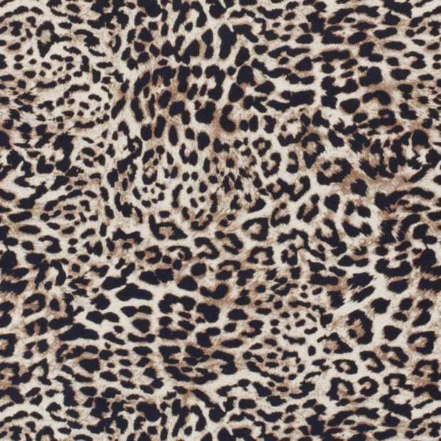 Sportswear Jersey fabric Leopards Beige