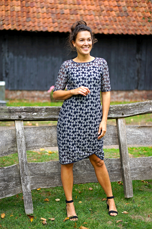 Viscose Jersey fabric Unicolour Navy