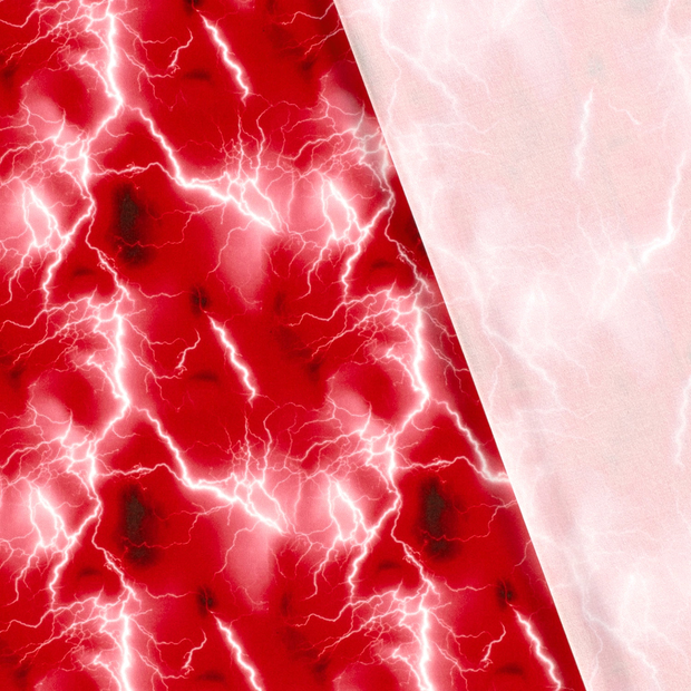 Polyester Jersey tela Luces estampado 
