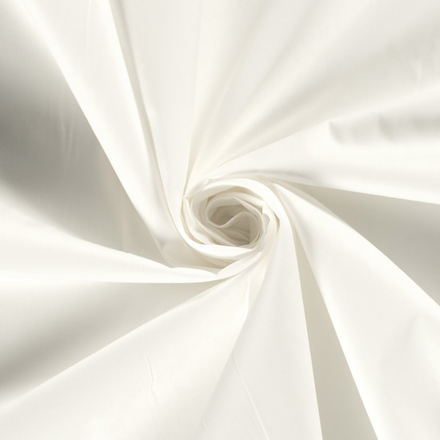 Voile fabric Unicolour Off White
