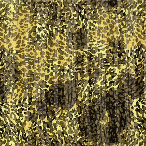 Chiffon fabric Panther Khaki Green