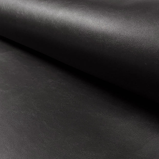 Artificial Leather fabric Unicolour Black