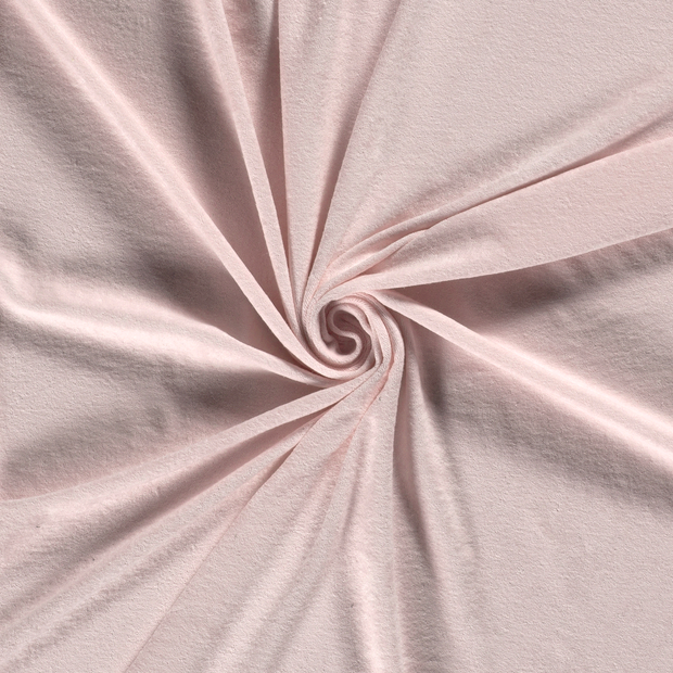 Stretch terry fabric Light Pink 