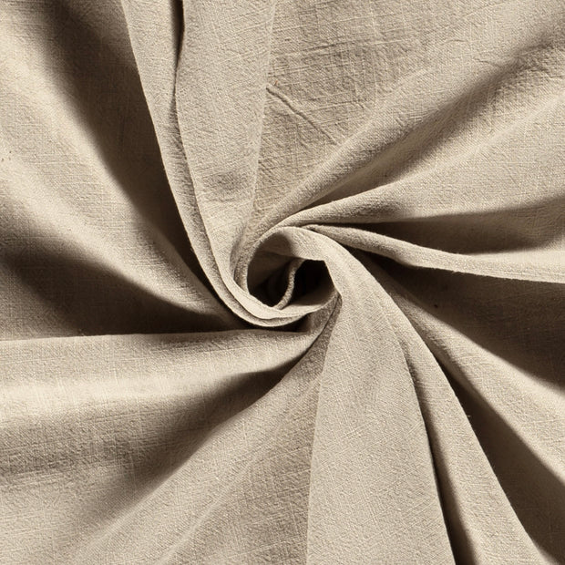 Ramie Lin tissu Unicolore Gris clair