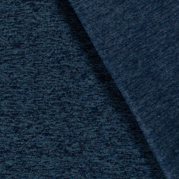 Jogging fabric Melange brushed 