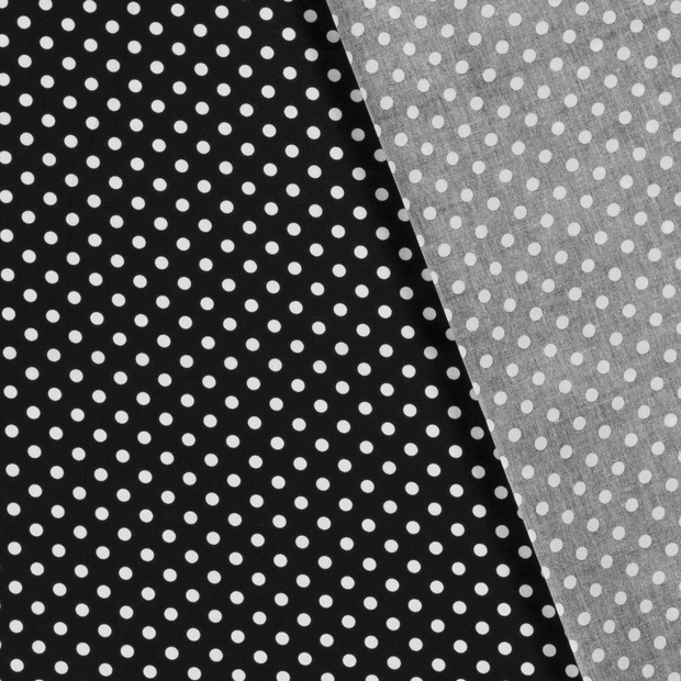 Cotton Poplin fabric Dots printed 
