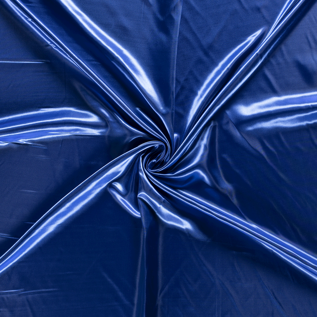 Satin fabric Cobalt 
