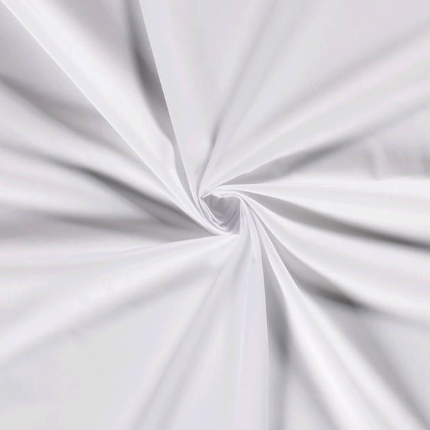 Cotton Poplin fabric Optical White 
