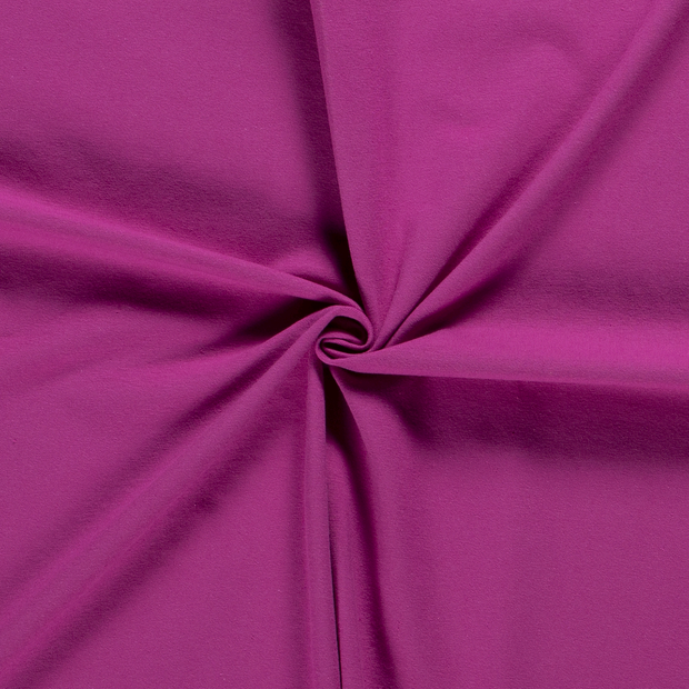 Baumwolle Jersey fabrik Uni Fuchsia