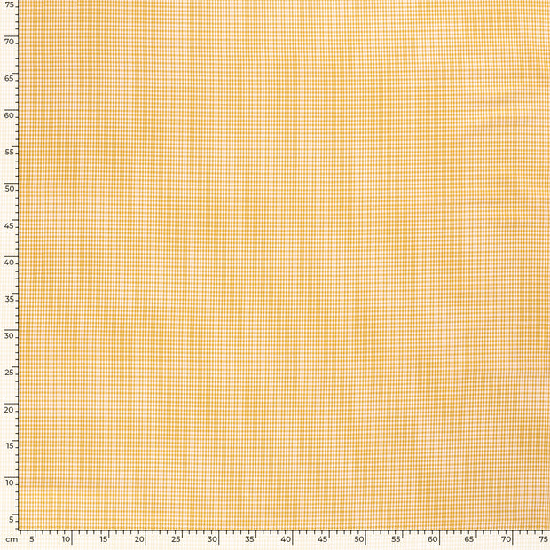 Cotton Poplin Yarn Dyed fabric Checks Oker