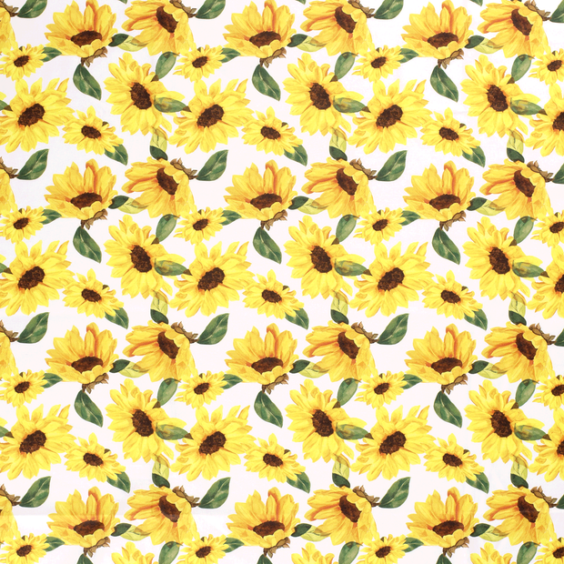 Katoen Poplin stof Optisch wit mat