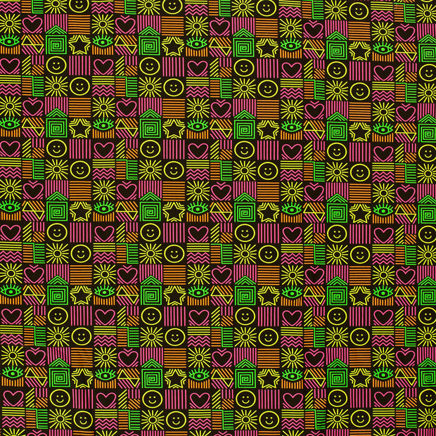 French Terry fabric Black 