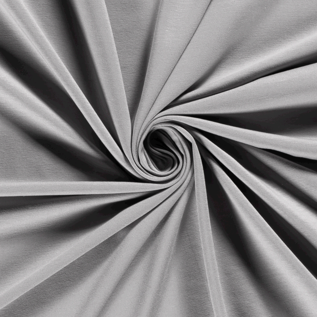 Bamboo Jersey fabric Unicolour Grey