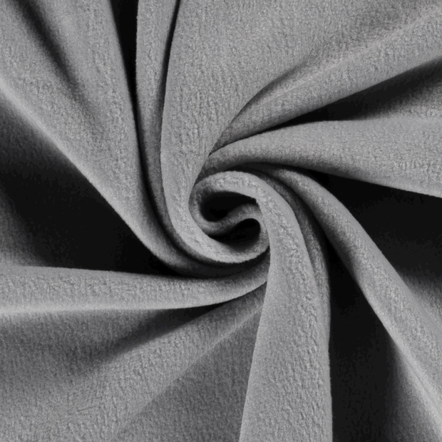 Polar Fleece fabric Unicolour Light Grey