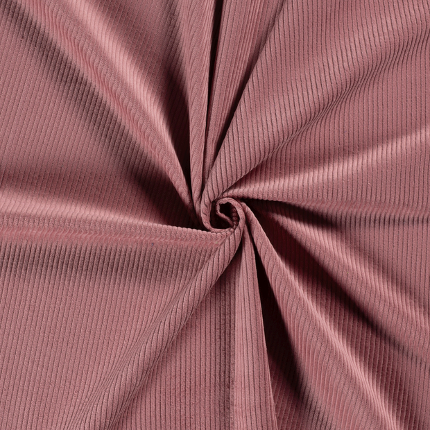 Velours Côtelé 4.5w tissu Vieux rose 