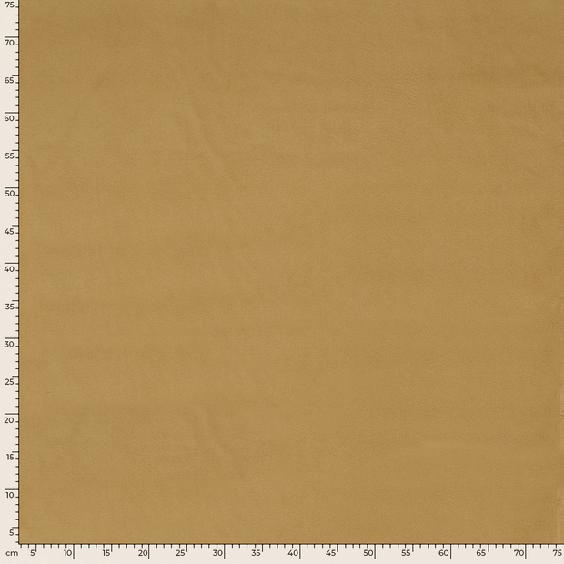 Velvet fabric Unicolour Oker