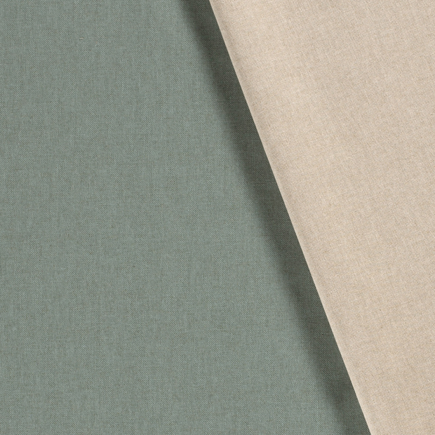 Linen Look fabric Unicolour printed 