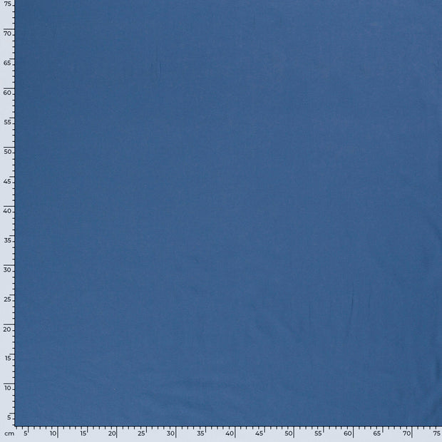 Cotton Jersey fabric Unicolour Indigo