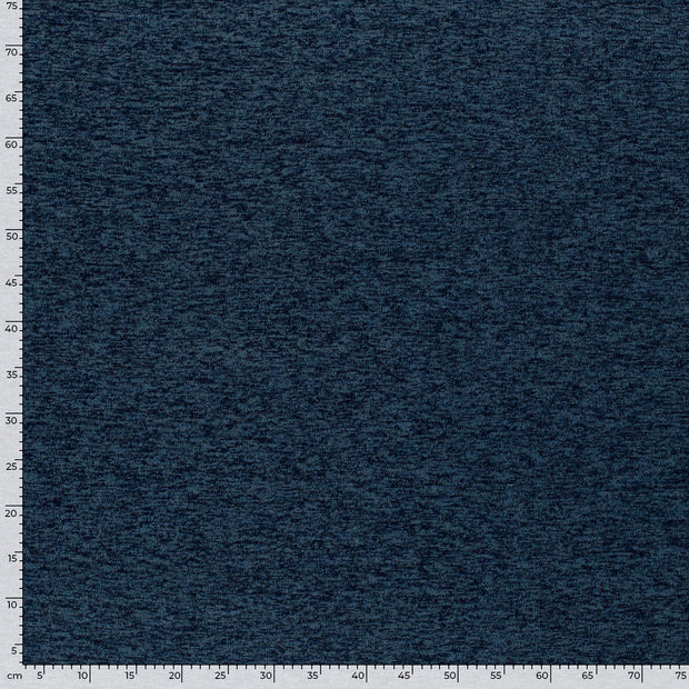 Jogging fabric Melange Steel Blue