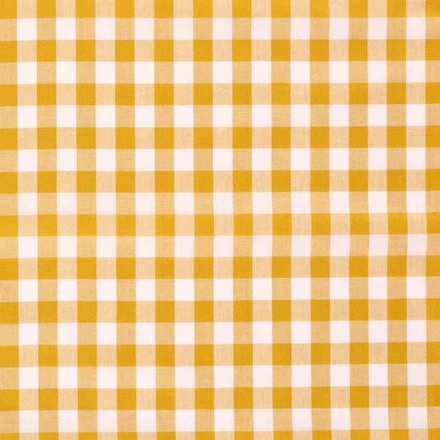 Cotton Poplin Yarn Dyed fabric Checks Oker