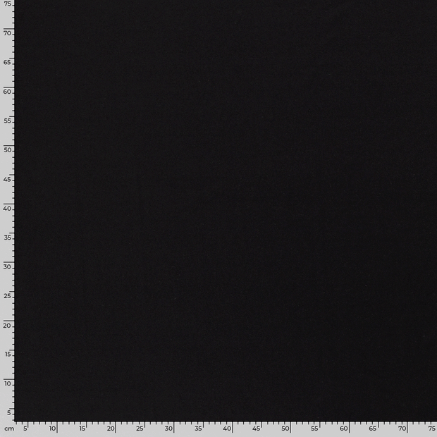 Cotton Jersey fabric Unicolour Black